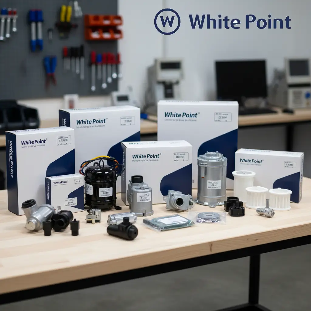 قطع غيار أصلية تستخدم في توكيل وايت بوينت للصيانة.